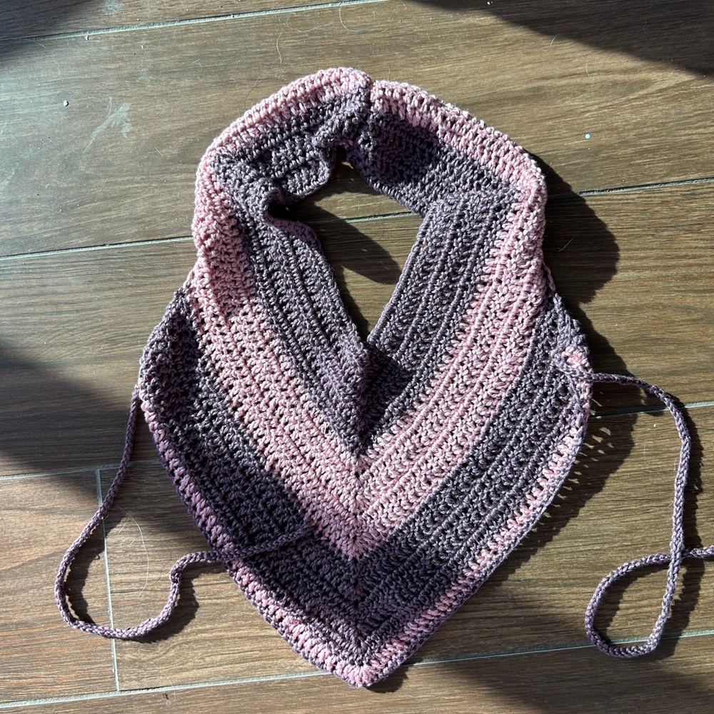 Crochet halter top